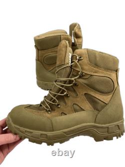 Botte de randonnée tactique militaire en cuir WELLCO pour hommes, taille 10,5 W, vert olive