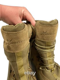 Botte de randonnée tactique militaire en cuir WELLCO pour hommes, taille 10,5 W, vert olive