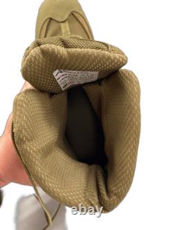 Botte de randonnée tactique militaire en cuir WELLCO pour hommes, taille 10,5 W, vert olive