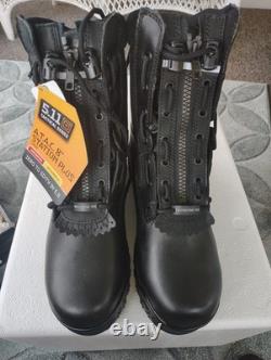 Botte militaire 5.11 Tactical pour homme ATAC 8, style 13002 Station Plus, noire, 10W