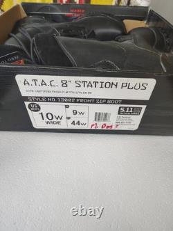 Botte militaire 5.11 Tactical pour homme ATAC 8, style 13002 Station Plus, noire, 10W