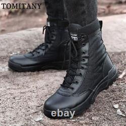 Botte militaire pour hommes Combat des hommes Camo Bottines tactiques Bottes de l'armée Chaussures masculines