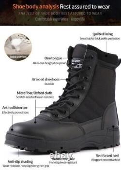 Botte militaire pour hommes Combat des hommes Camo Bottines tactiques Bottes de l'armée Chaussures masculines