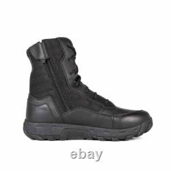 Botte militaire tactique Blauer Rift de 8 pouces, imperméable, taille 8, cuir noir