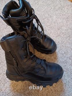 Botte militaire tactique Blauer Rift de 8 pouces, imperméable, taille 8, cuir noir
