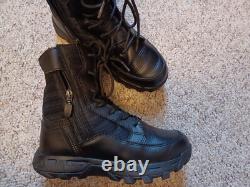 Botte militaire tactique Blauer Rift de 8 pouces, imperméable, taille 8, cuir noir