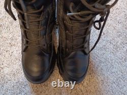 Botte militaire tactique Blauer Rift de 8 pouces, imperméable, taille 8, cuir noir