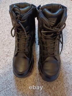 Botte militaire tactique Blauer Rift de 8 pouces, imperméable, taille 8, cuir noir