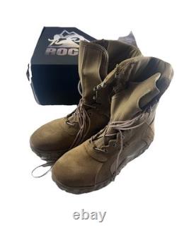 Botte militaire tactique à bout en acier Rocky S2V Coyote Brown RKC053 Taille 8 Désert