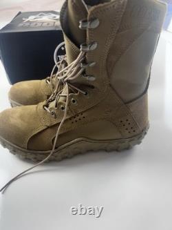 Botte militaire tactique à bout en acier Rocky S2V Coyote Brown RKC053 Taille 8 Désert