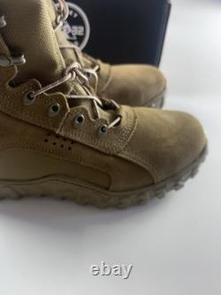 Botte militaire tactique à bout en acier Rocky S2V Coyote Brown RKC053 Taille 8 Désert