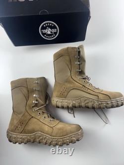 Botte militaire tactique à bout en acier Rocky S2V Coyote Brown RKC053 Taille 8 Désert