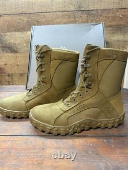 Botte militaire tactique pour homme ROCKY S2V, taille 13, marron