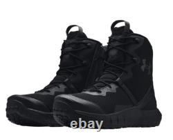 Botte tactique Under Armour pour hommes Micro G Valsetz Zip 8 3023748-001