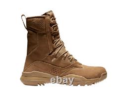 Botte tactique militaire Nike SFB Field 2 en cuir marron coyote pour homme - taille 11.5
