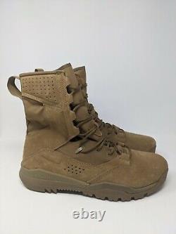 Botte tactique militaire Nike SFB Field 2 en cuir marron coyote pour homme - taille 11.5