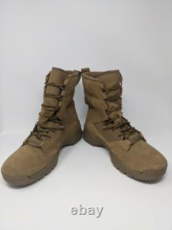 Botte tactique militaire Nike SFB Field 2 en cuir marron coyote pour homme - taille 11.5