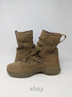 Botte tactique militaire Nike SFB Field 2 en cuir marron coyote pour homme - taille 11.5