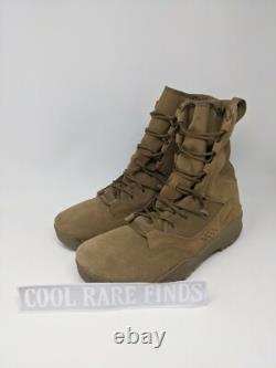 Botte tactique militaire Nike SFB Field 2 en cuir marron coyote pour homme - taille 11.5