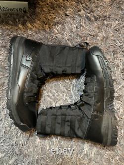Botte tactique militaire Nike SFB Gen 2 pour homme taille 12 US 922474-001 noire