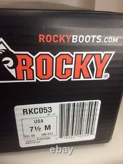 Botte tactique militaire Rocky RKC053 pour homme, taille 7,5 M, neuve