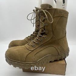 Botte tactique militaire en acier RKC053 pour homme Rocky taille 13,5 W S2V couleur brun coyote