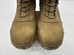 Botte tactique militaire en acier RKC053 pour homme Rocky taille 13,5 W S2V couleur brun coyote