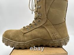 Botte tactique militaire en acier RKC053 pour homme Rocky taille 13,5 W S2V couleur brun coyote