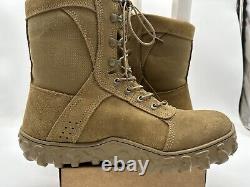 Botte tactique militaire en acier RKC053 pour homme Rocky taille 13,5 W S2V couleur brun coyote