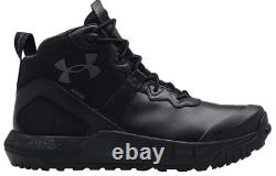 Bottes Femme Under Armour Noires Tactiques Ua W Mg Valsetz MID Lthr Wp 3024335-001