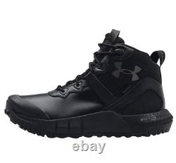 Bottes Femme Under Armour Noires Tactiques Ua W Mg Valsetz MID Lthr Wp 3024335-001