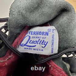 Bottes Matterhorn Hommes 9 Noires Militaires Tactiques Chaussures de Combat Vibram Isolées USA