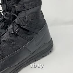 Bottes Nike SFB Field 2 pour hommes taille 15 en cuir noir combat tactique 922474-001