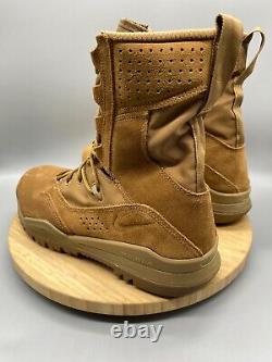 Bottes Nike pour hommes en cuir marron, pointure 11,5, modèle 8, combat tactique militaire champ AQ1202 900.