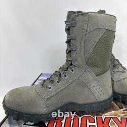 Bottes Rocky Sv2 Special Ops pour homme, taille 7 M, à embout en acier, tactiques de combat, vert militaire
