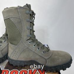 Bottes Rocky Sv2 Special Ops pour homme, taille 7 M, à embout en acier, tactiques de combat, vert militaire