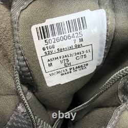 Bottes Rocky Sv2 Special Ops pour homme, taille 7 M, à embout en acier, tactiques de combat, vert militaire