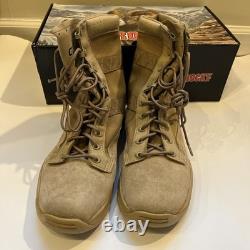 Bottes Rocky pour hommes 10 M C4T entraînement tactique militaire de combat beige clair 1070