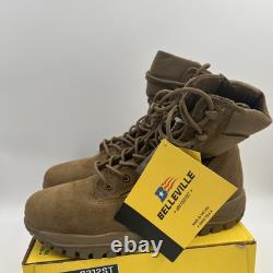 Bottes TACTIQUES à Embout Acier BELLEVILLE pour Temps Chaud Coyote C312ST Taille 11 Large pour Homme