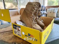 Bottes Tactiques en Acier à Bout Renforcé BELLEVILLE Coyote C312ST pour Temps Chaud Militaires NEUVES 9.5