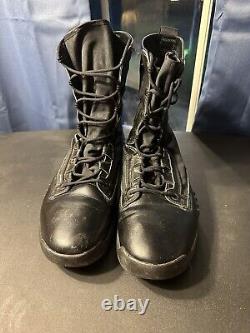 Bottes de cheville Nike pour hommes, modèle Combat Field Tactical Military Police, taille 12,5 noires.