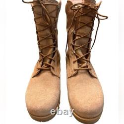 Bottes de combat Altama Semelle Vibram Suède et nylon beige 12W USA Militaire Tactique NWOB
