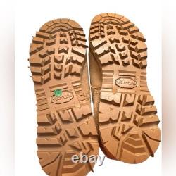 Bottes de combat Altama Semelle Vibram Suède et nylon beige 12W USA Militaire Tactique NWOB