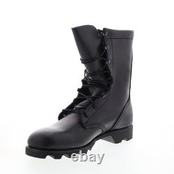 Bottes de combat Altama en cuir NBN 515701 pour hommes en cuir noir tactique