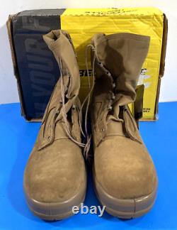 Bottes de combat Belleville 590 Usmc en coyote pour hommes, largeur 12, temps chaud