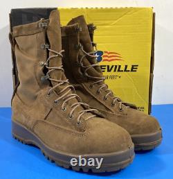 Bottes de combat Belleville C790st étanches à bout en acier pour hommes de 9.0 Nib Coyote