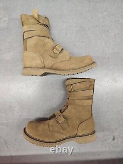 Bottes de combat Corcoran Tanker pour hommes 12 EE en cuir brun coyote 10 tactiques militaires