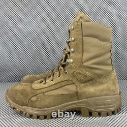 Bottes de combat MCRAE T1 Coyote pour homme, taille 9,5 R, marron, bottes militaires tactiques pour temps chaud