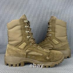 Bottes de combat MCRAE T1 Coyote pour homme, taille 9,5 R, marron, bottes militaires tactiques pour temps chaud