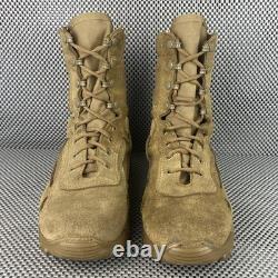 Bottes de combat MCRAE T1 Coyote pour homme, taille 9,5 R, marron, bottes militaires tactiques pour temps chaud